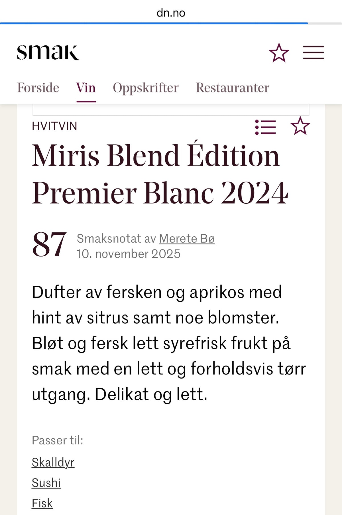 Édition Premier Blanc